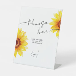 Pedestal Sign Brautparty in einem eleganten Stil. Sockelschild