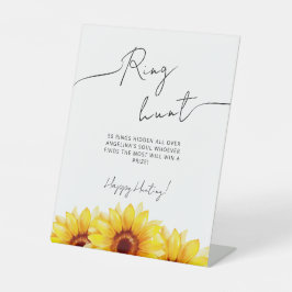 Pedestal Sign Brautparty in einem eleganten Stil. Sockelschild