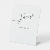 Pedestal Sign for bride shower. Sockelschild (Vorderseite)