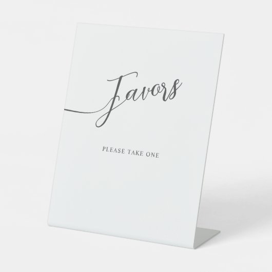 Pedestal Sign for bride shower. Sockelschild (Vorderseite)