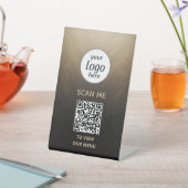 Pedestal Sign – Luxury Menu Display Sockelschild (In SItu)