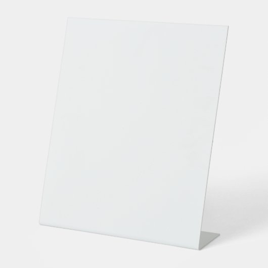 Pedestal Sign Sockelschild (Vorderseite)