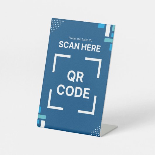 Pedestal Sign Sockelschild (Vorderseite)