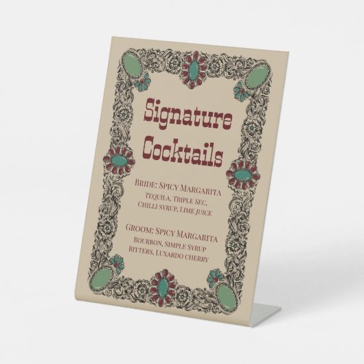 Pedestal Sign Sockelschild (Vorderseite)