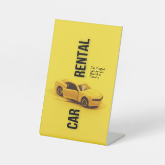 Pedestal Sign Sockelschild