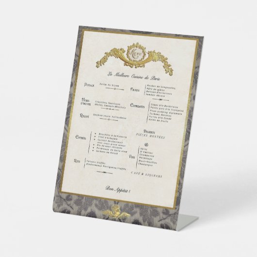 Pedestal Sign Sockelschild (Vorderseite)