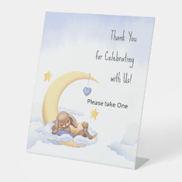 Pedestal Sign Thank You for Celebrating with Us! Sockelschild