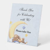 Pedestal Sign Vielen Dank für Ihre Feier mit uns! Sockelschild (Vorderseite)