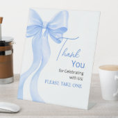 Pedestal Sign Vielen Dank für Ihre Feier mit uns! Sockelschild (In Situ)