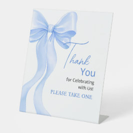 Pedestal Sign Vielen Dank für Ihre Feier mit uns! Sockelschild