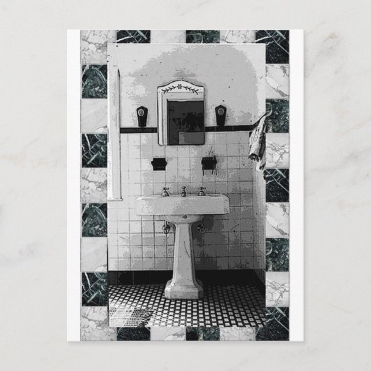PEDESTAL SINK TESSA 1.jpg Postkarte (Vorderseite)