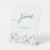 Pedestal Unterschrift für Brautdusche. Sockelschild (Vorderseite)