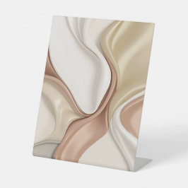 Pedestal-Zeichen in abstrakter Grafik Sockelschild