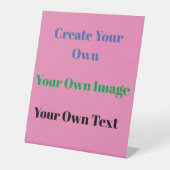 Pedestral-Zeichen Sockelschild (Vorderseite)