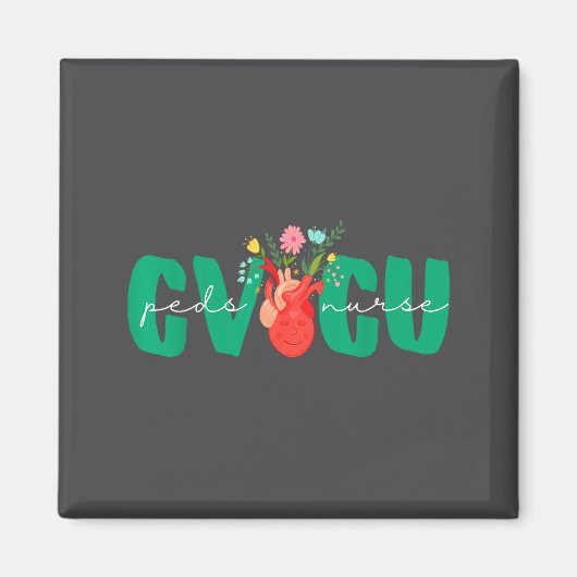 Pediatric Cvicu Nurse Cardiovascular Intensive Car Magnet (Vorne)