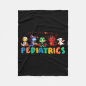 Pediatric Happy Halloween Cute Dinosaur Costume Nu Fleecedecke (Vorderseite)