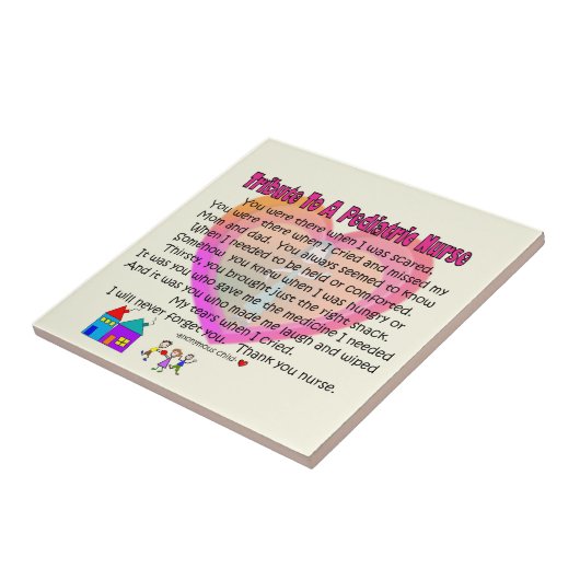 Pediatric Nurse Appreciation   Fliese (Seite)