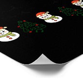 Pediatric Nurse Gingerbread Christmas Xmas Peds Ho Poster (Ecke)