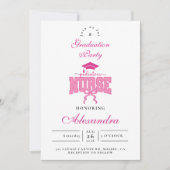 Pediatric Nurse Graduation Party Einladung (Vorderseite)
