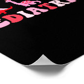 Pediatric Nurse Peds Nursing Cute Dinosaurs Valent Poster (Ecke)