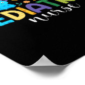 Pediatric Nurse Peds Nursing Dinosaur Appreciation Poster (Ecke)