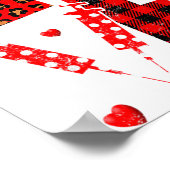 Pediatric Peds Nurse Valentines Day Love Heart Ste Poster (Ecke)