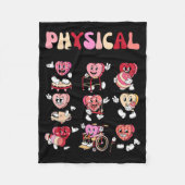 Pediatric Physical Therapy Pt Pta Happy Valentine' Fleecedecke (Vorderseite)
