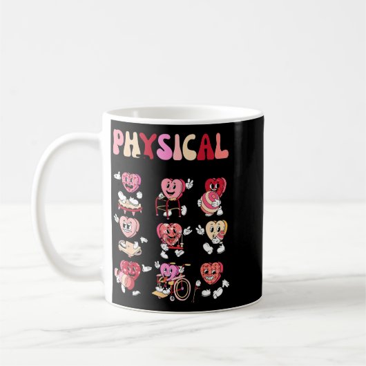 Pediatric Physical Therapy Pt Pta Happy Valentine' Kaffeetasse (Links)