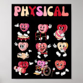 Pediatric Physical Therapy Pt Pta Happy Valentine' Poster (Vorne)