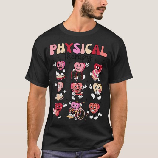 Pediatric Physical Therapy Pt Pta Happy Valentine' T-Shirt (Vorderseite)