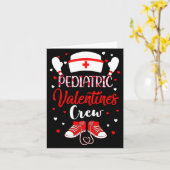 Pediatric Valentines Day Nurse Crew Family Group N Karte (Gelbe Blume)
