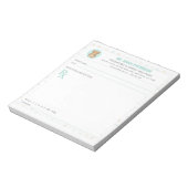 Pediatrician Doctor Prescription Notizblock (Rotiert)