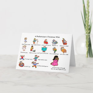 Pediatrician’s Merry Christmas Feiertagskarte