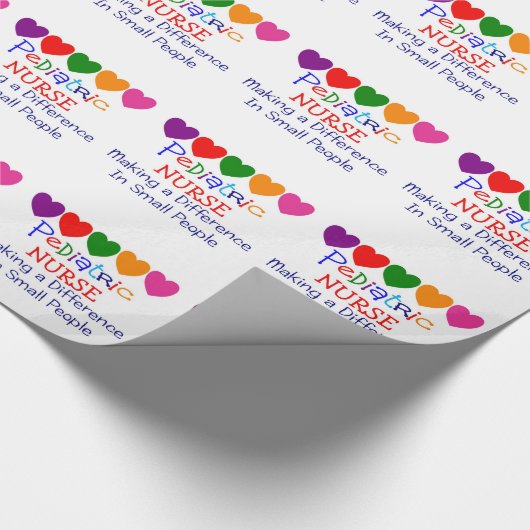 Pediatrics Nurse Gift Wrap Geschenkpapier (Ecke)