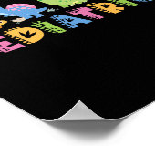 Pediatrics Pediatric Squad Nurse Dinosaur Cute Ped Poster (Ecke)