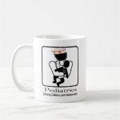 PEDIATRIK LOGO - SÄUGLINGE, KINDER, JUGENDLICHE KAFFEETASSE (Links)