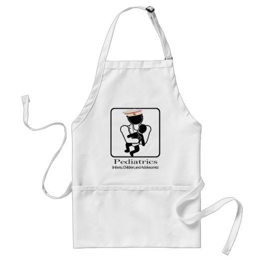 PEDIATRIK LOGO - SÄUGLINGE, KINDER, JUGENDLICHE SCHÜRZE (Vorne)