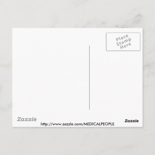 PEDIATRIK - SCHLIESSBARCODE POSTKARTE (Rückseite)