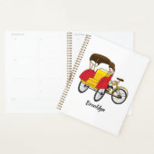 Pedicab Rickshaw Cartoon Illustration Planer (Anzeige)