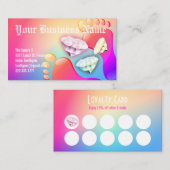 Pedici Kristall Custom Loyalty Punch Business Visitenkarte (Vorne/Hinten)