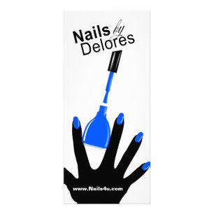 PEDICURE Coupon Menü blau