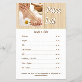 Pedicure Nail Pedicurist Feet Wellness-Center Bamb Flyer