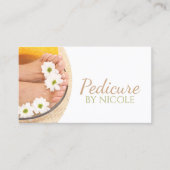 Pedicure Nail Peducurist Feet Wellness-Center Cham Visitenkarte (Vorderseite)