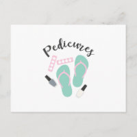 Pedicure Nail Salon Flip Flops