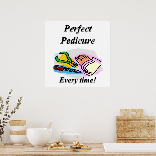 Pedicure Poster Matte (Küche)
