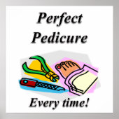 Pedicure Poster Matte (Vorne)