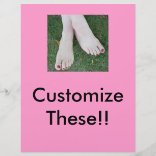 Pedicure Salon Flyer-Customize! Flyer