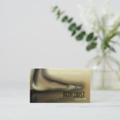 Pedicurist/Spezialisten-Visitenkarte des Fuß-/Zehe Terminkarte (Stehend Vorderseite)