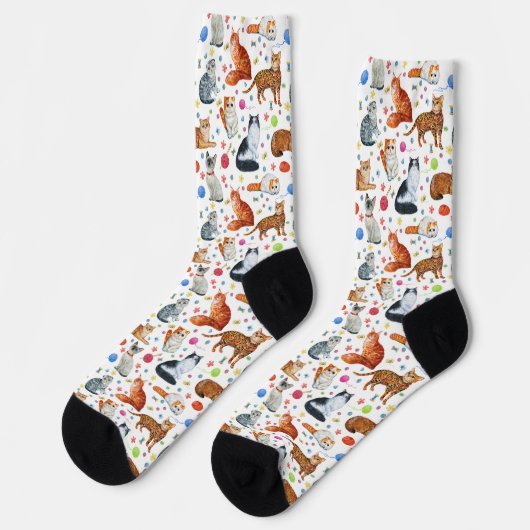 Pedigree Cats Socken (Linkes Detail)