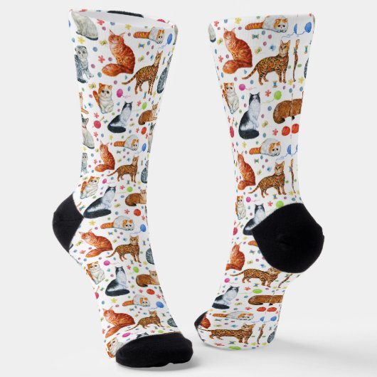 Pedigree Cats Socken (Gewinkelt)